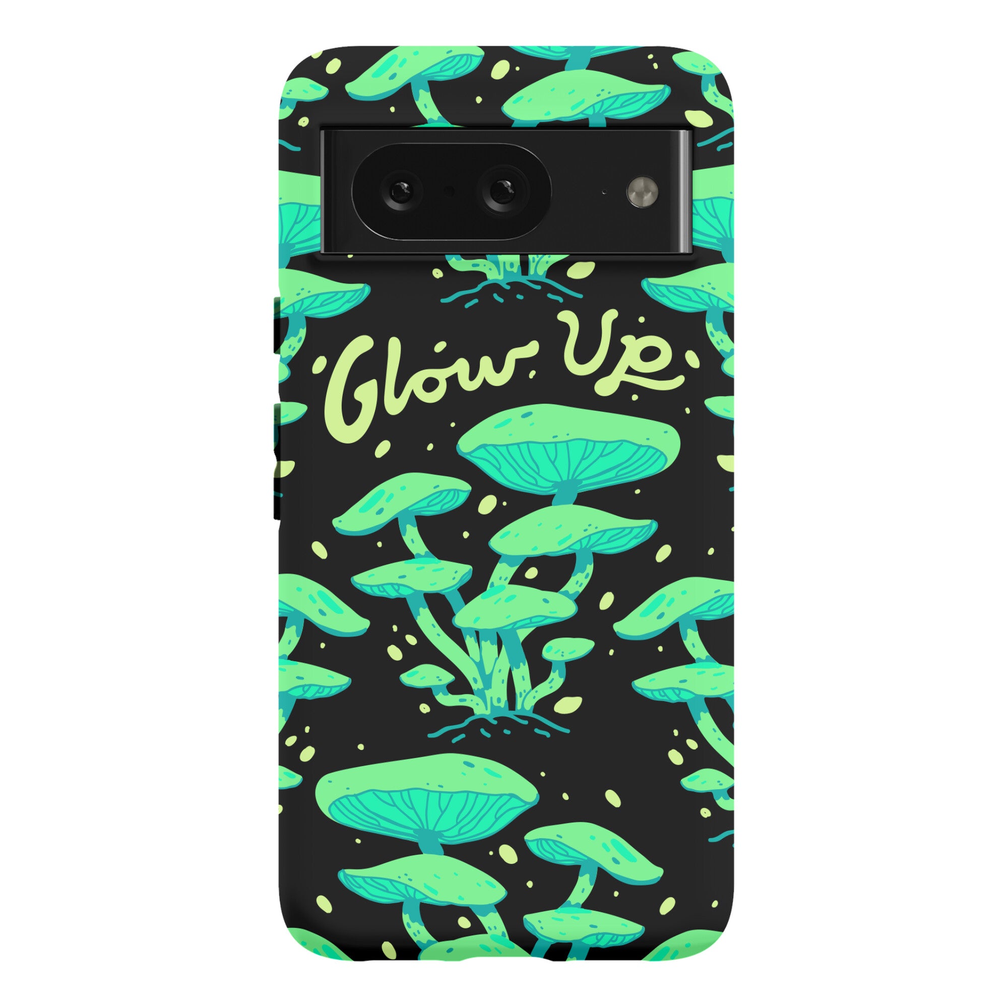 Glow up Bioluminescent Mushrooms Phone Case